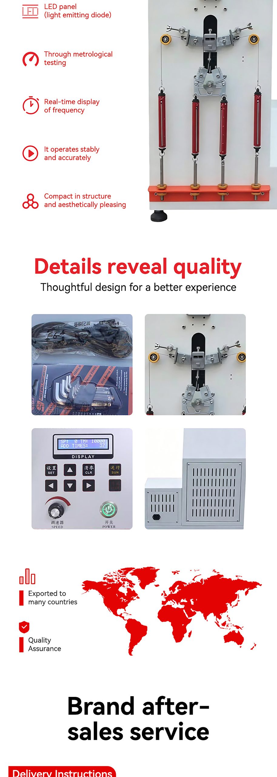 topil zip endure™ reciprocating zipper fatigue tester – professional endurance testing system for garments, luggage & footwear