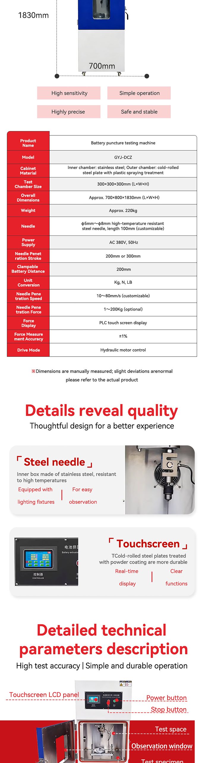topil titan guard™ battery explosion proof test chamber – high safety thermal & overcharge testing solution