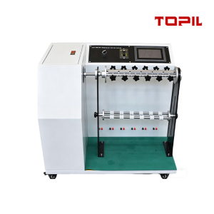 topil omni pull™ single column tensile tester – precision universal testing machine (utm) with 7" smart touchscreen